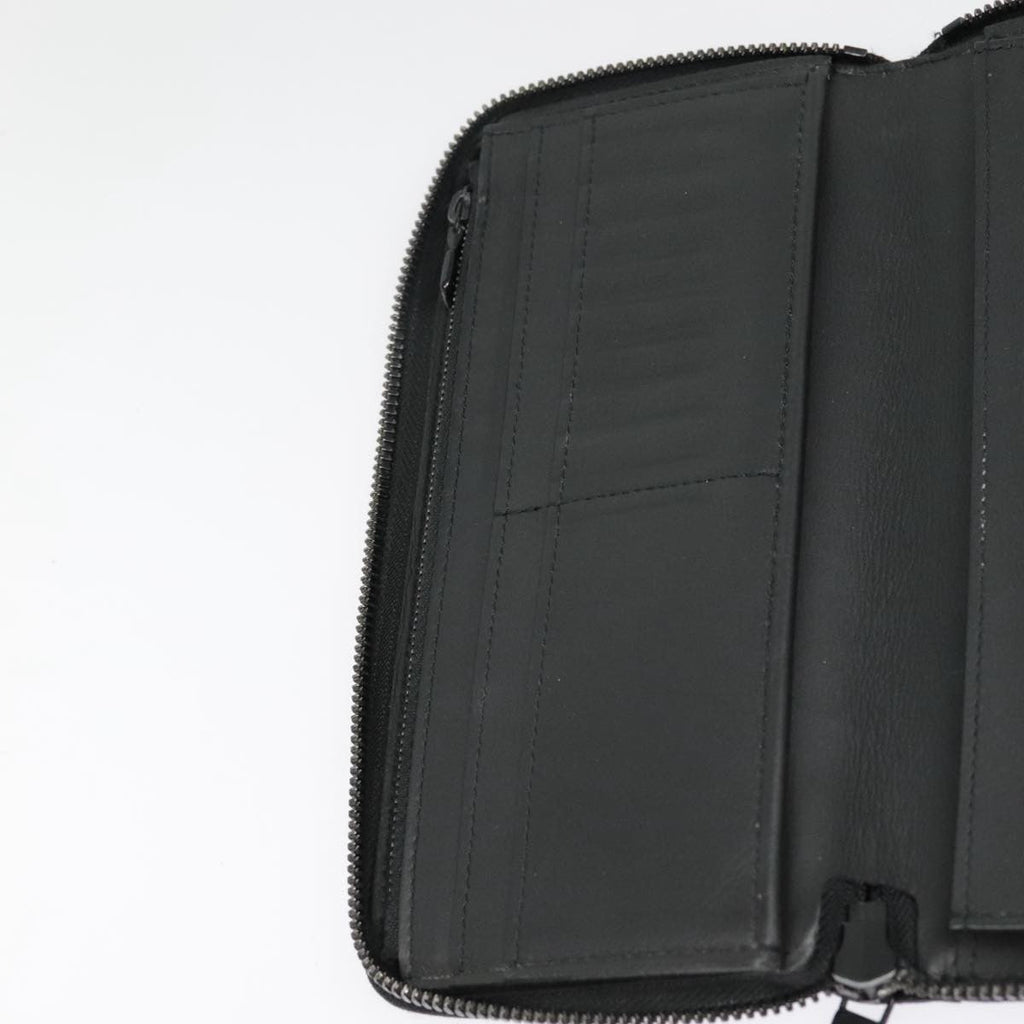 Louis Vuitton Zippy Wallet Vertical Monogram Shadow Leather Black Leather Wallets Accessory
