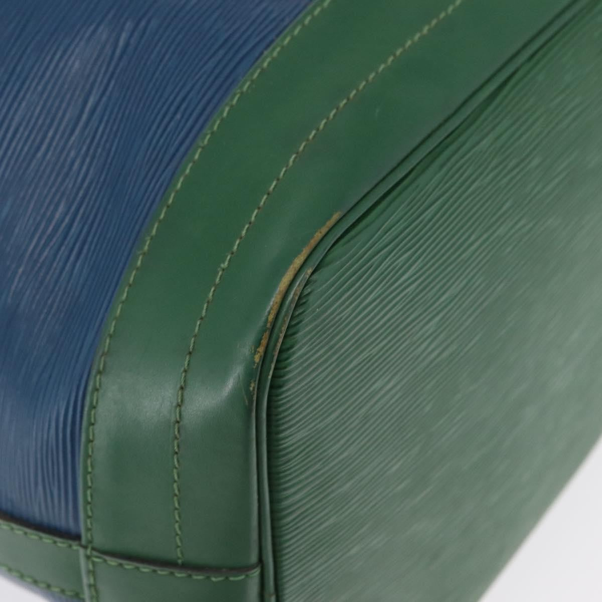 Louis Vuitton Bicolor Noe Handbag Epi Leather Blue Leather Shoulder Bag