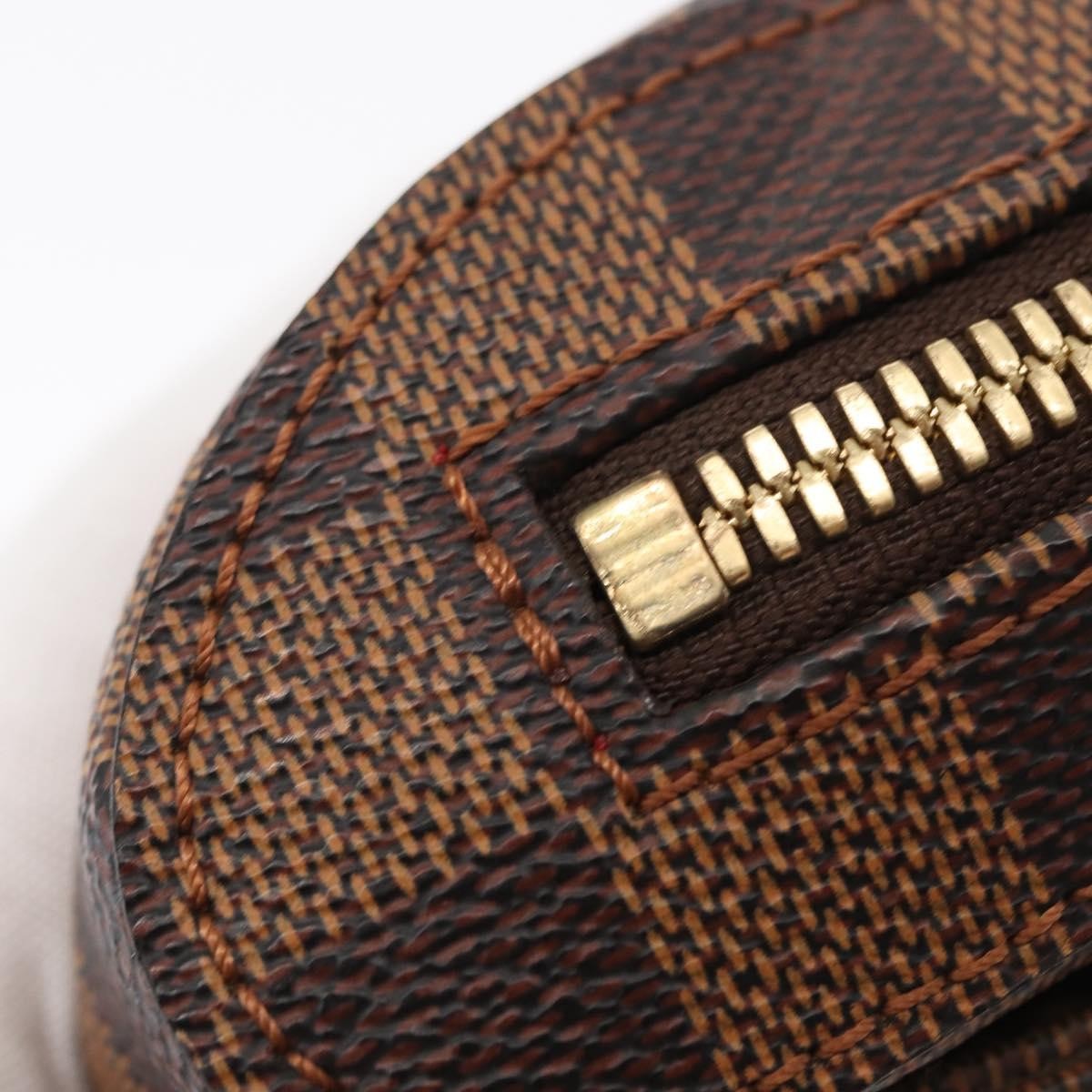Louis Vuitton Geronimos Waist Bag Damier Brown Canvas Shoulder Bag