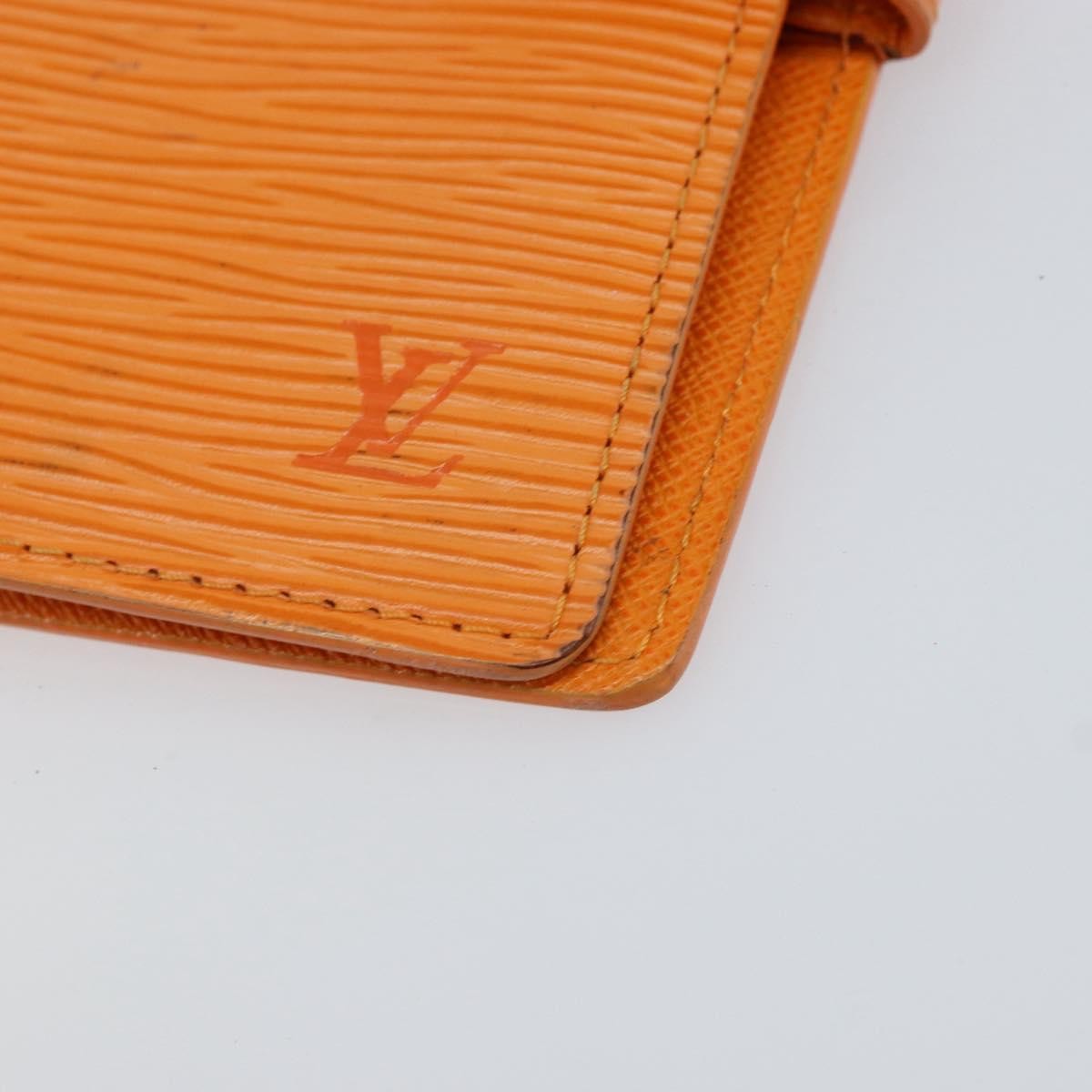 Louis Vuitton Agenda Cover Epi Leather Orange Leather Wallets Accessory