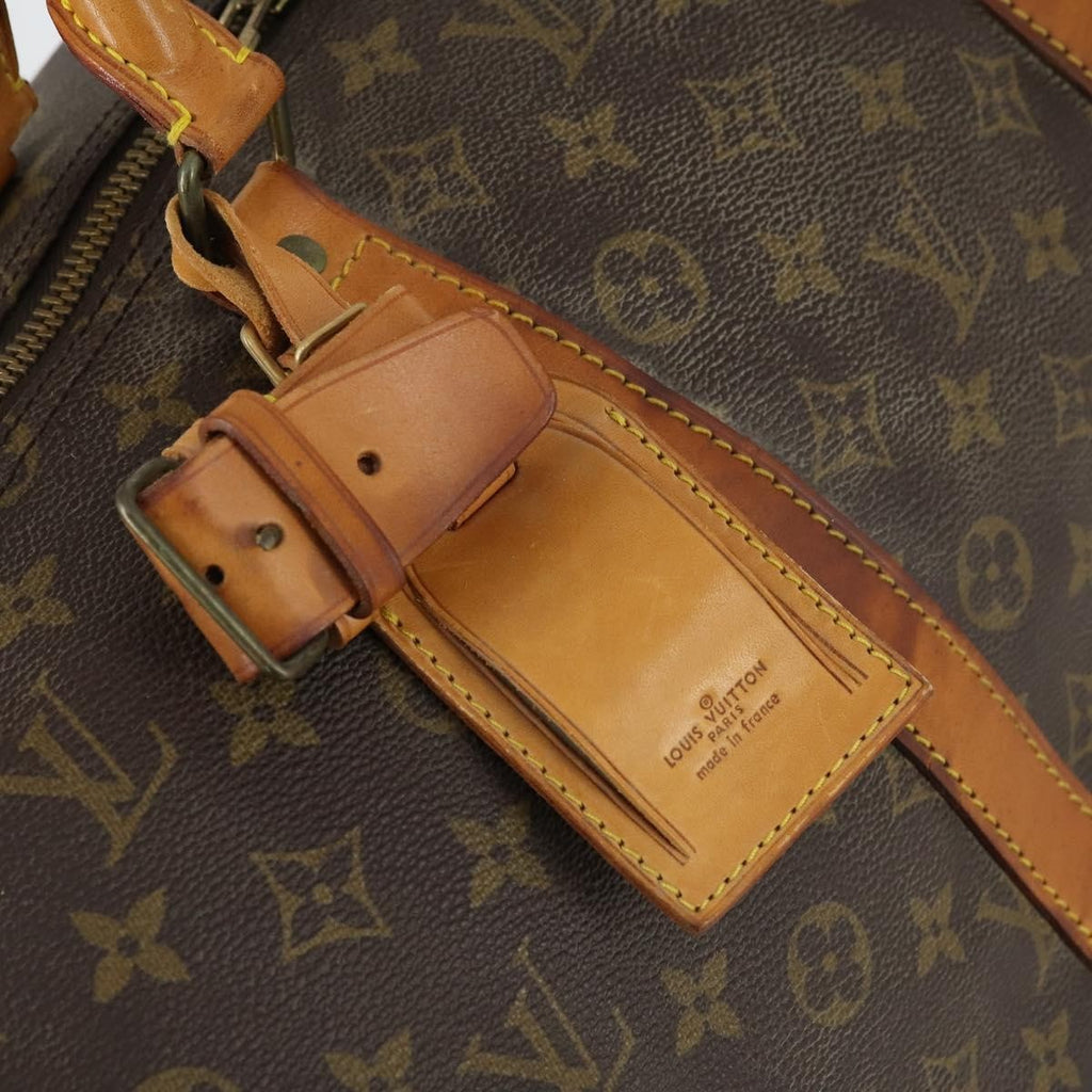 Louis Vuitton Keepall Bag Monogram Canvas Brown Canvas Travel Bag