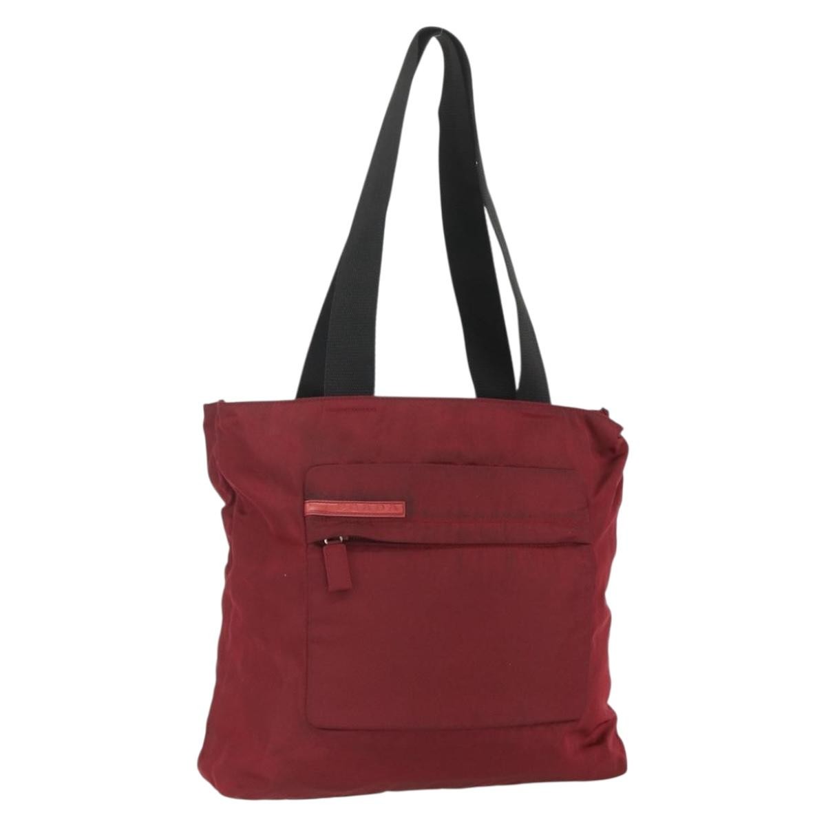 Prada Sport Tote Bag Nylon Red Nylon Tote Bag Bag