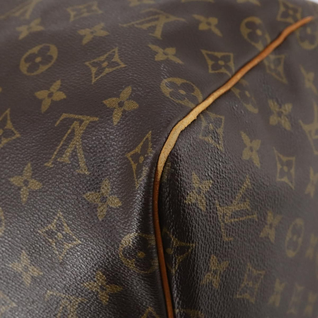 Louis Vuitton Keepall Bag Monogram Canvas Brown Canvas Travel Bag