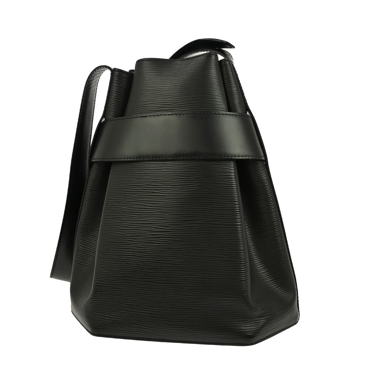 Louis Vuitton Vintage Sac D'epaule Handbag Epi Leather Black Leather Shoulder Bag