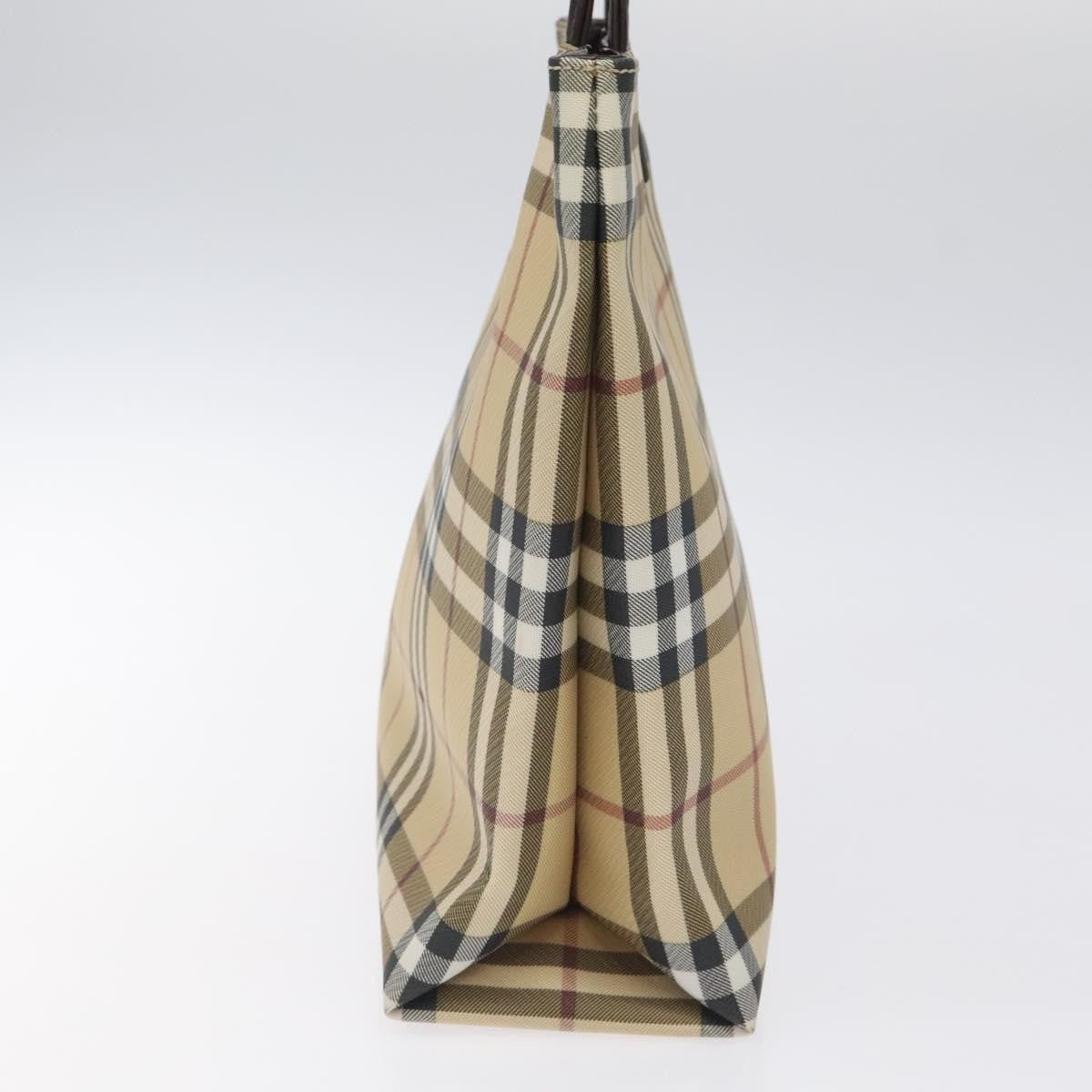 Burberry Nova Check Tote Canvas Check Pattern Beige Canvas Tote Bag