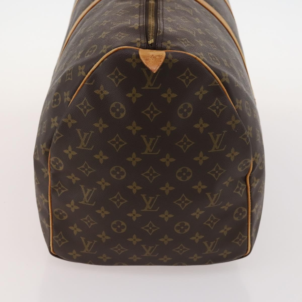 Louis Vuitton Keepall Bag Monogram Canvas Brown Canvas Travel Bag