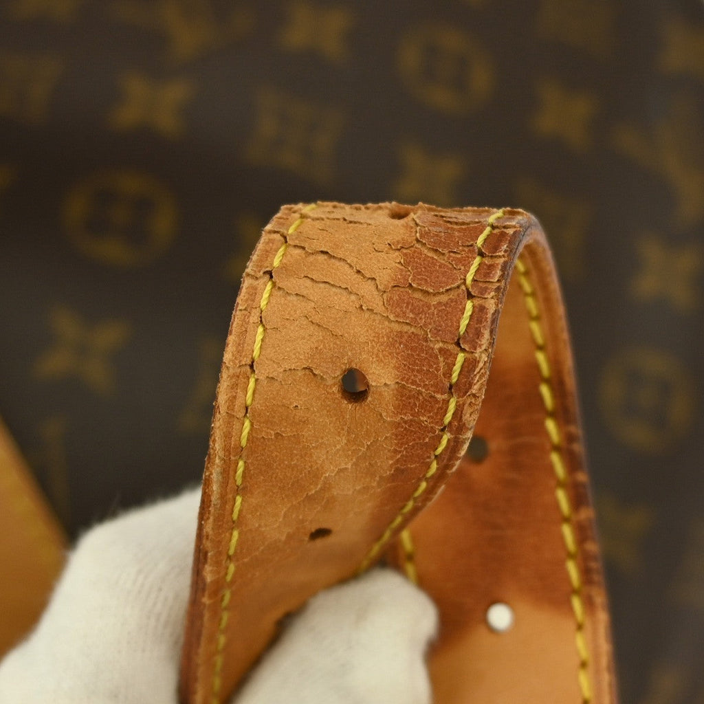 Louis Vuitton Keepall Bandouliere Bag Monogram Canvas Brown Canvas Travel Bag