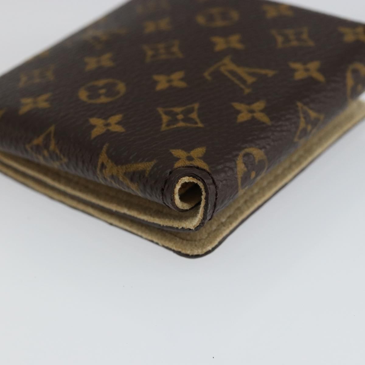 Louis Vuitton Case Jewelry Box Canvas Brown Canvas Wallets Accessory
