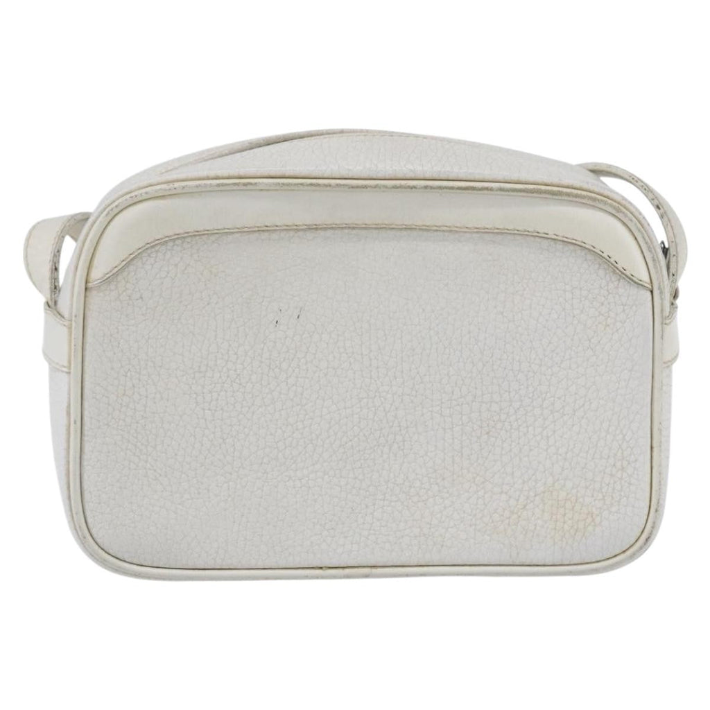 Celine Vintage Shoulder Bag Leather White Leather Shoulder Bag Bag