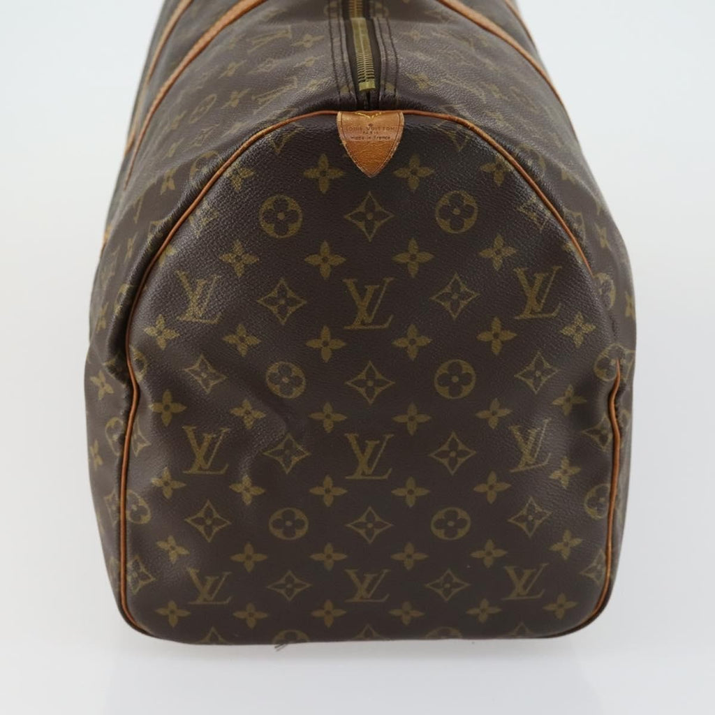 Louis Vuitton Keepall Bag Monogram Canvas Brown Canvas Travel Bag