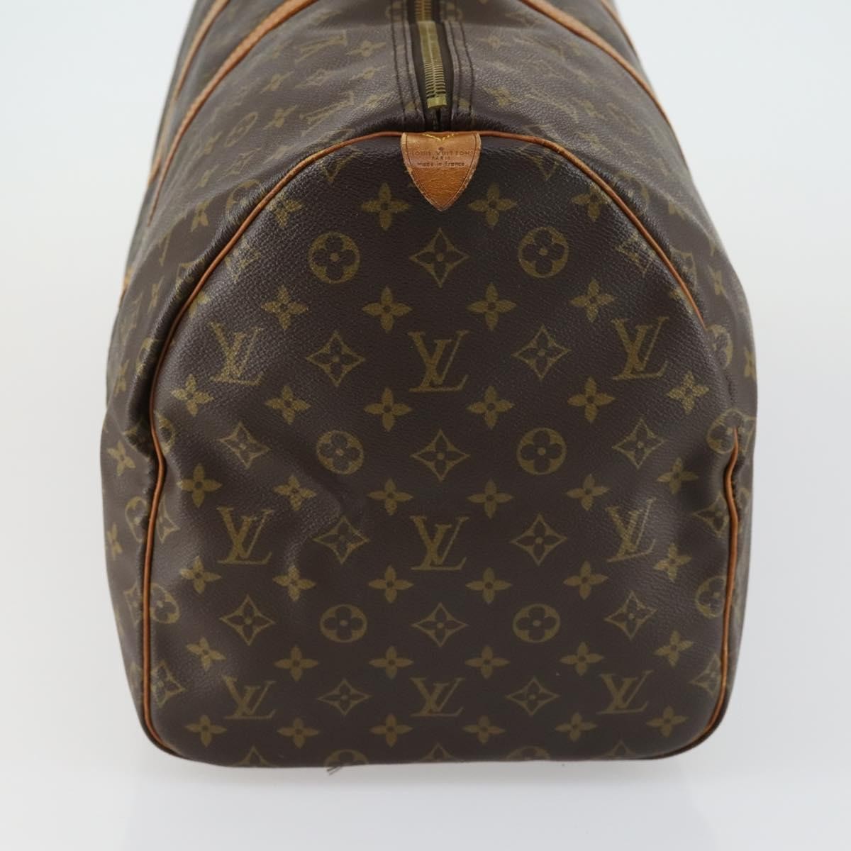 Louis Vuitton Keepall Bag Monogram Canvas Brown Canvas Travel Bag