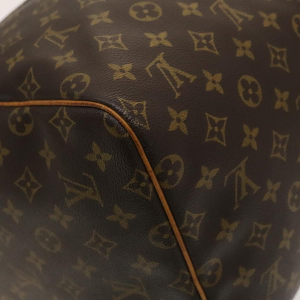 Louis Vuitton Keepall Bag Monogram Canvas Brown Canvas Travel Bag