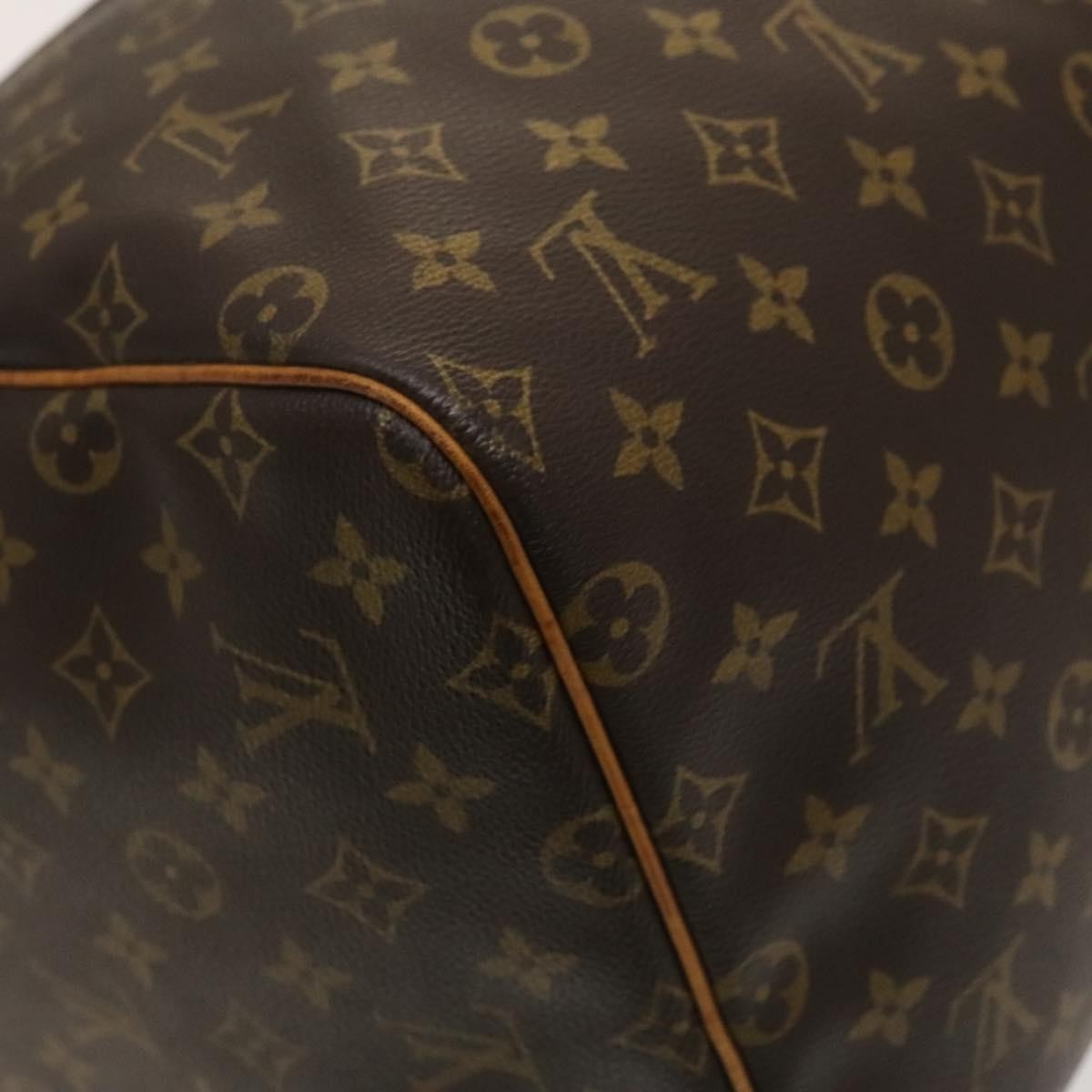 Louis Vuitton Keepall Bag Monogram Canvas Brown Canvas Travel Bag