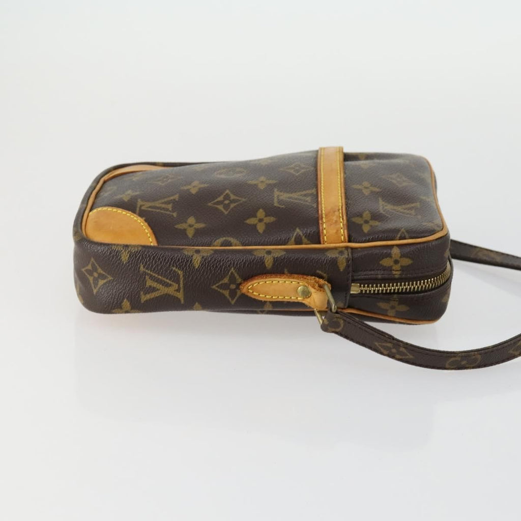 Louis Vuitton Danube Handbag Monogram Canvas Brown Canvas Shoulder Bag