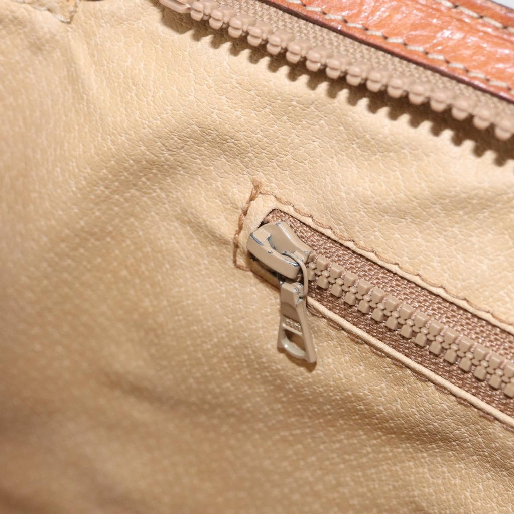 Celine Macadam Pochette Canvas And Leather Beige Canvas Clutche & Pouche Bag