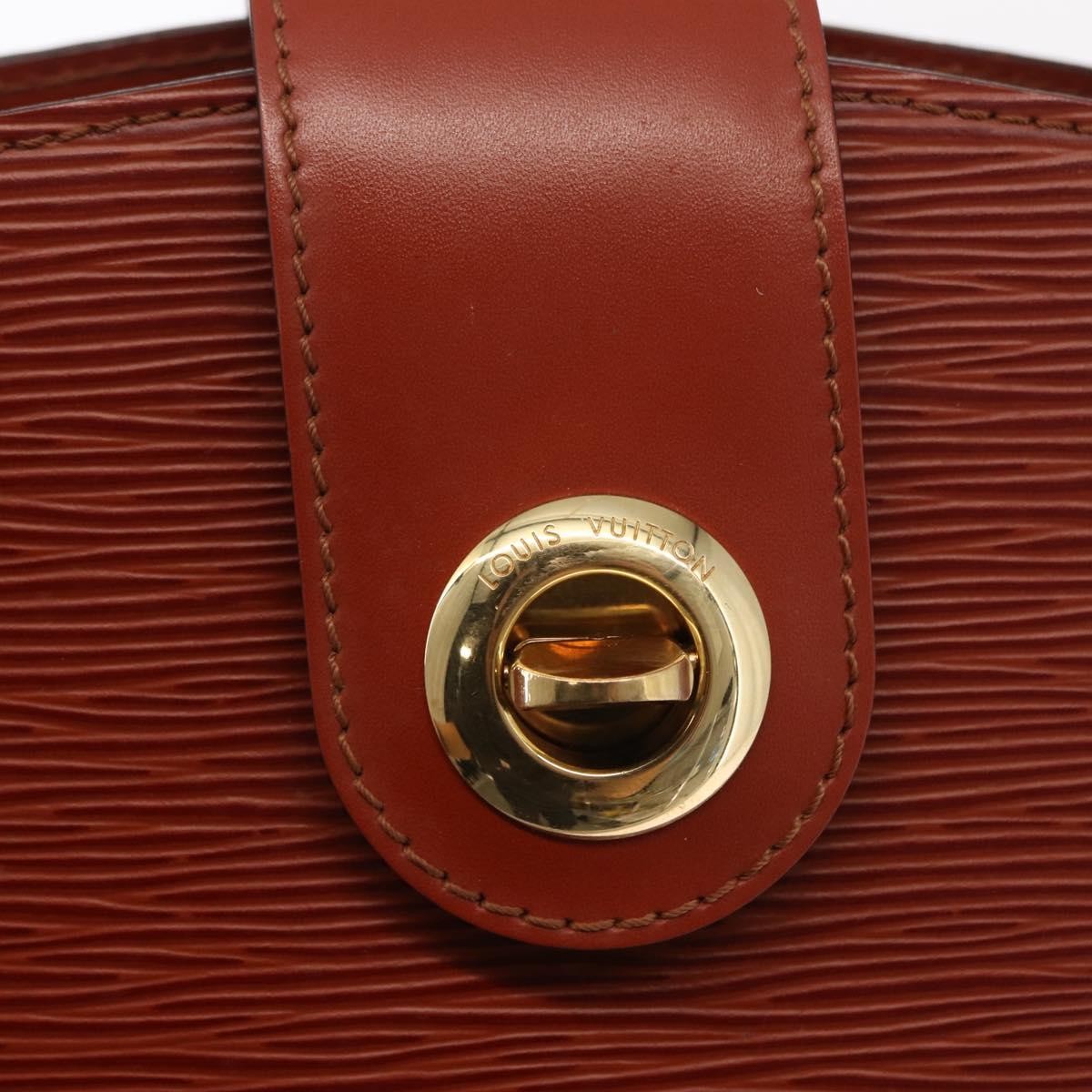 Louis Vuitton Cluny Shoulder Bag Epi Leather Brown Leather Shoulder Bag