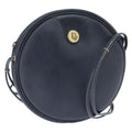 Christian Dior Vintage Honeycomb Shoulder Bag Canvas And Leather Navy Pvc Shoulder Bag Bag (Pre-Owned)