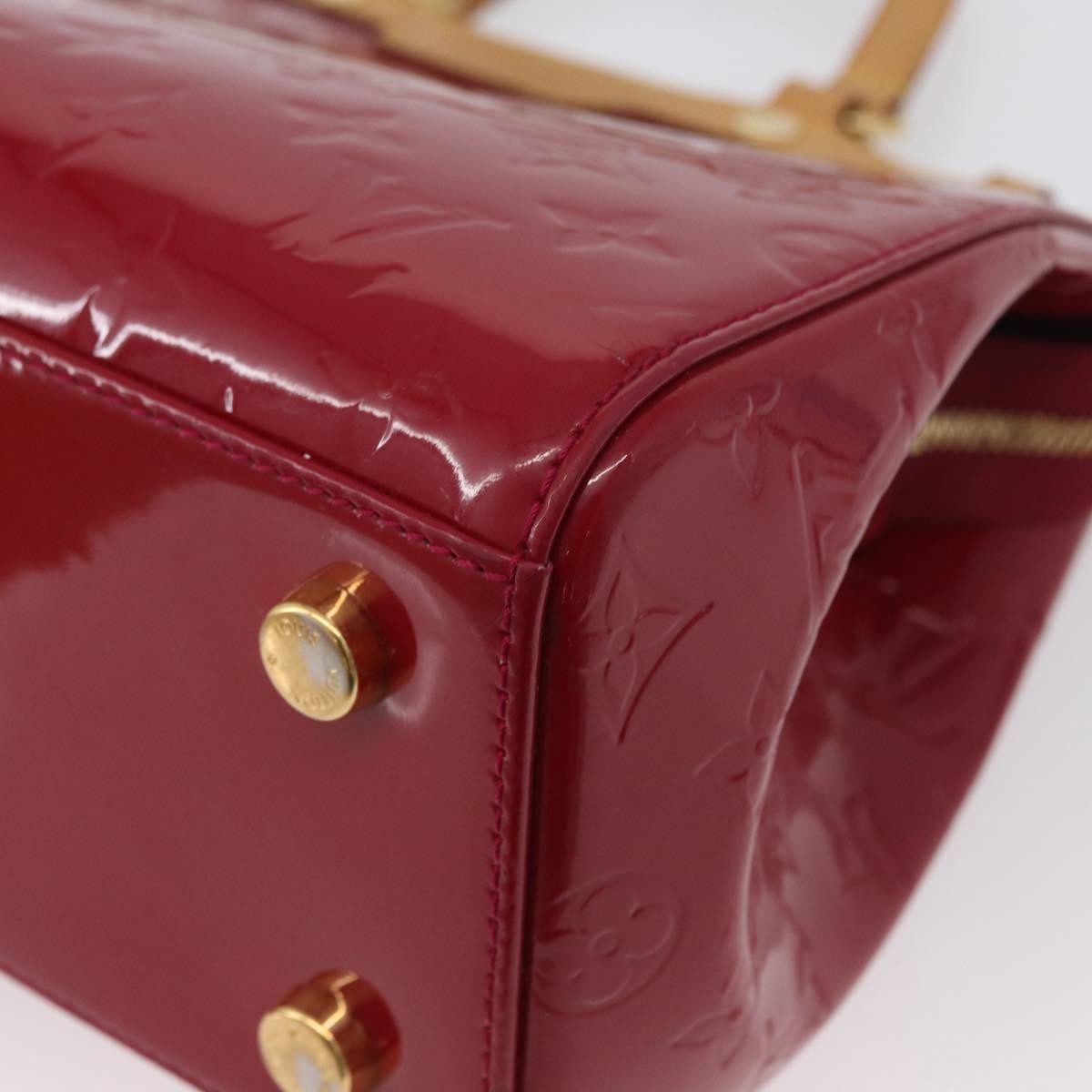 Louis Vuitton Blair Monogram Vernis Pink Patent_Leather Handbag