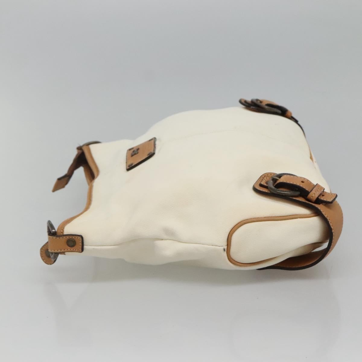 Burberry Blue Label Shoulder Bag Canvas White Canvas Shoulder Bag
