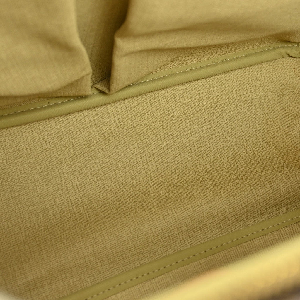 Louis Vuitton Deauville Handbag Monogram Canvas Brown Canvas Handbag