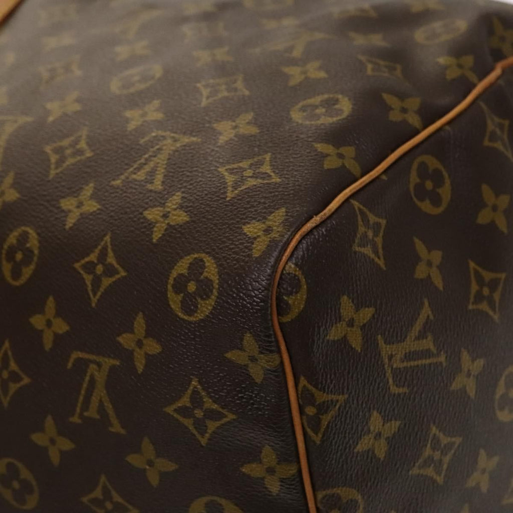 Louis Vuitton Keepall Bag Monogram Canvas Brown Canvas Travel Bag