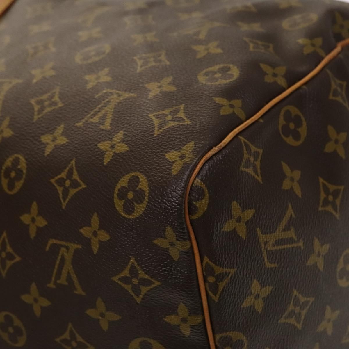 Louis Vuitton Keepall Bag Monogram Canvas Brown Canvas Travel Bag