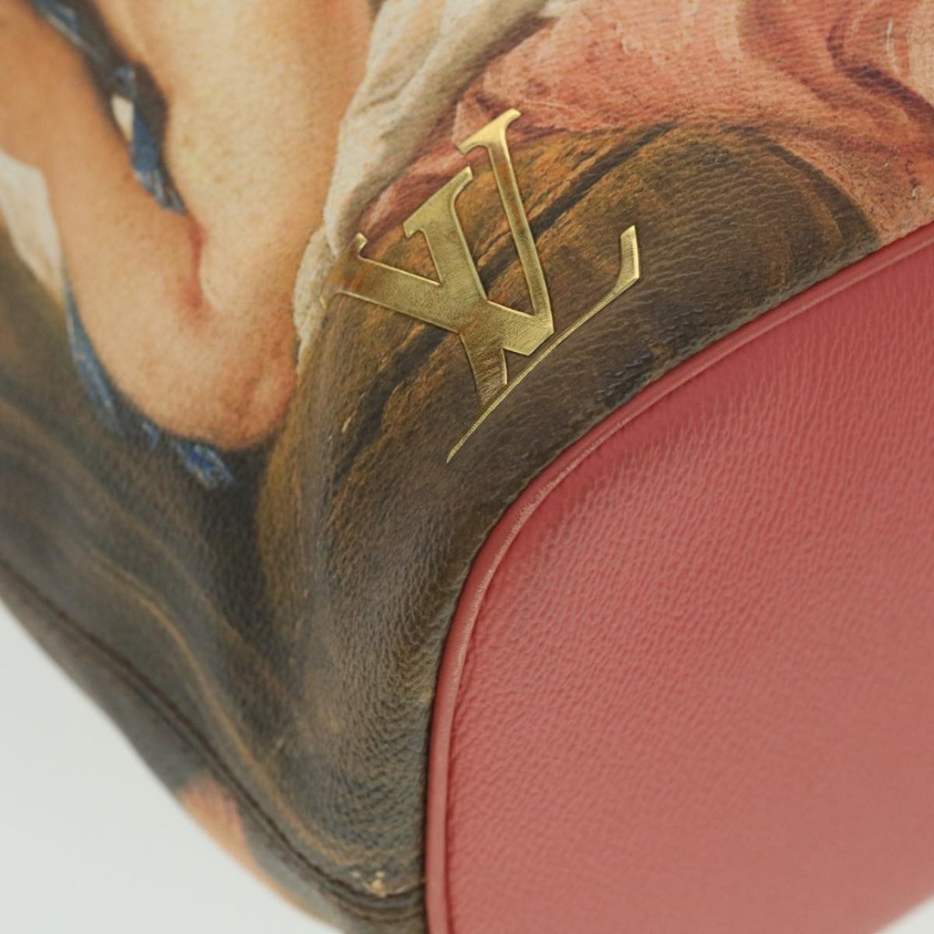 Louis Vuitton Neverfull Nm Tote Limited Edition Jeff Koons Titian Print Canvas Multicolour Canvas Tote Bag