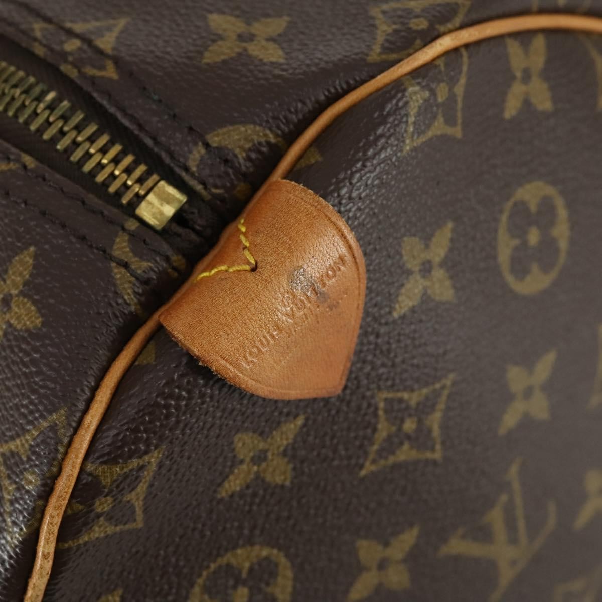 Louis Vuitton Keepall Bag Monogram Canvas Brown Canvas Travel Bag