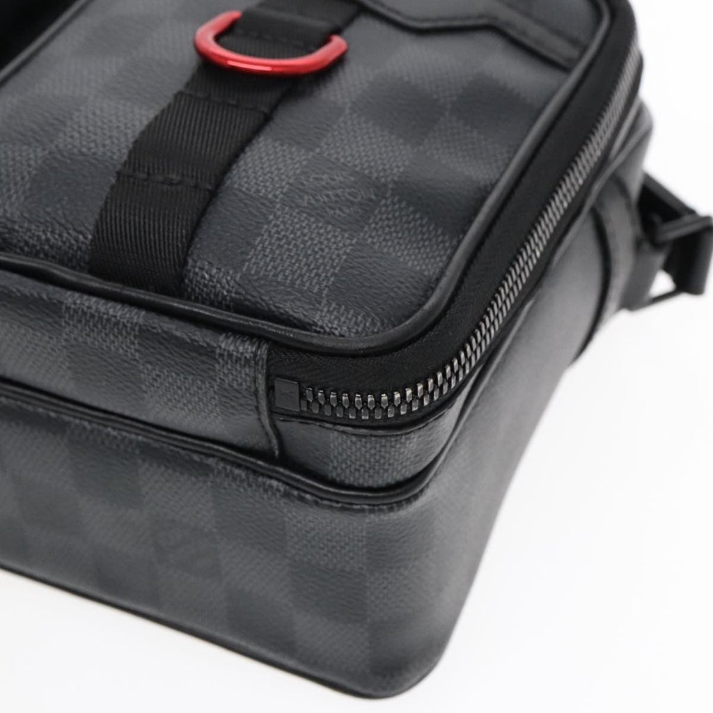 Louis Vuitton Utility Business Bag Damier Graphite Gray Canvas Shoulder Bag