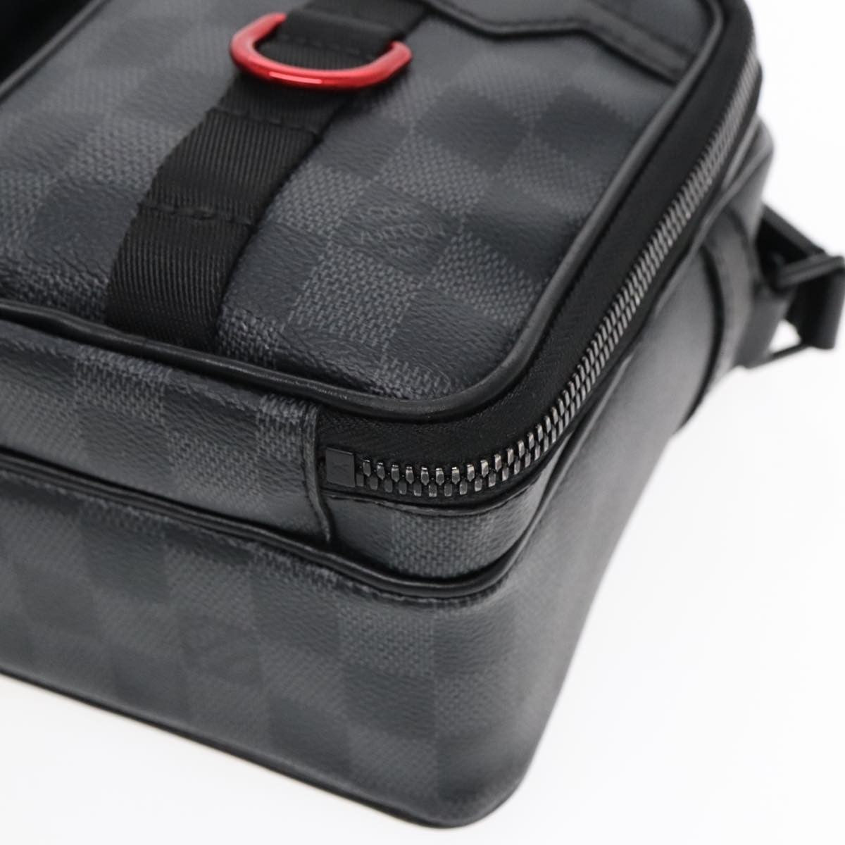 Louis Vuitton Utility Business Bag Damier Graphite Gray Canvas Shoulder Bag