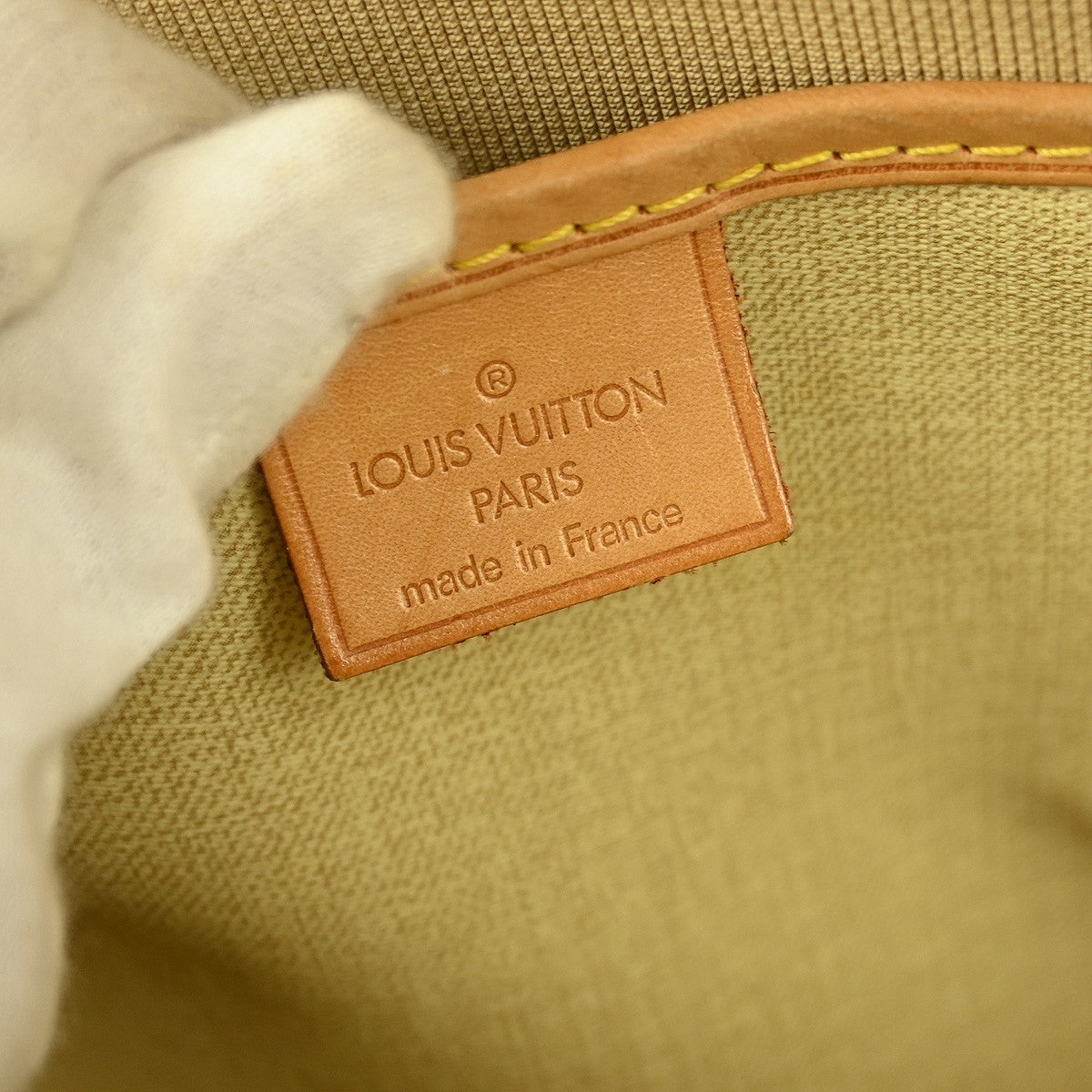 Louis Vuitton Excursion Handbag Monogram Canvas Brown Canvas Handbag