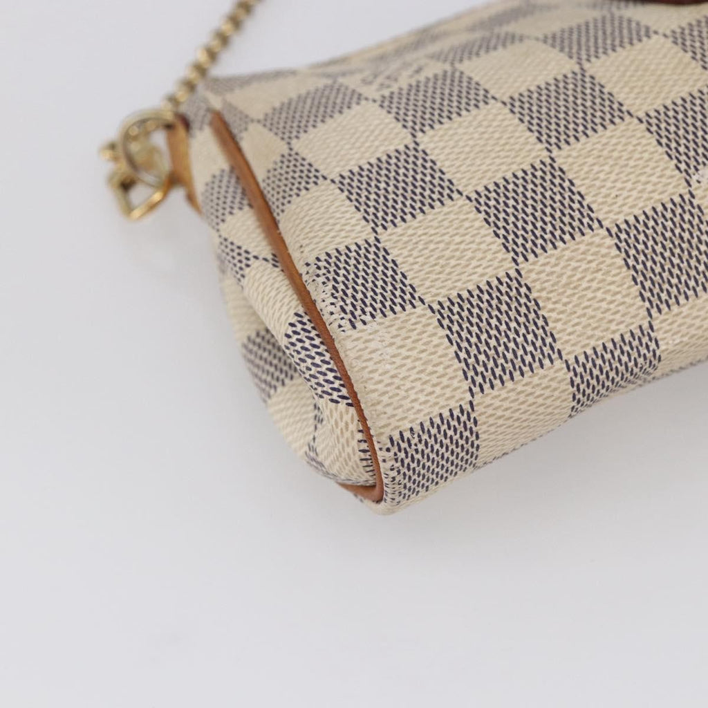 Louis Vuitton Eva Handbag Damier Beige Canvas Bag