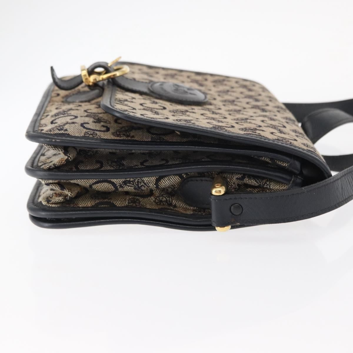 Celine C Sulky Shoulder Bag Canvas Navy Canvas Shoulder Bag Bag
