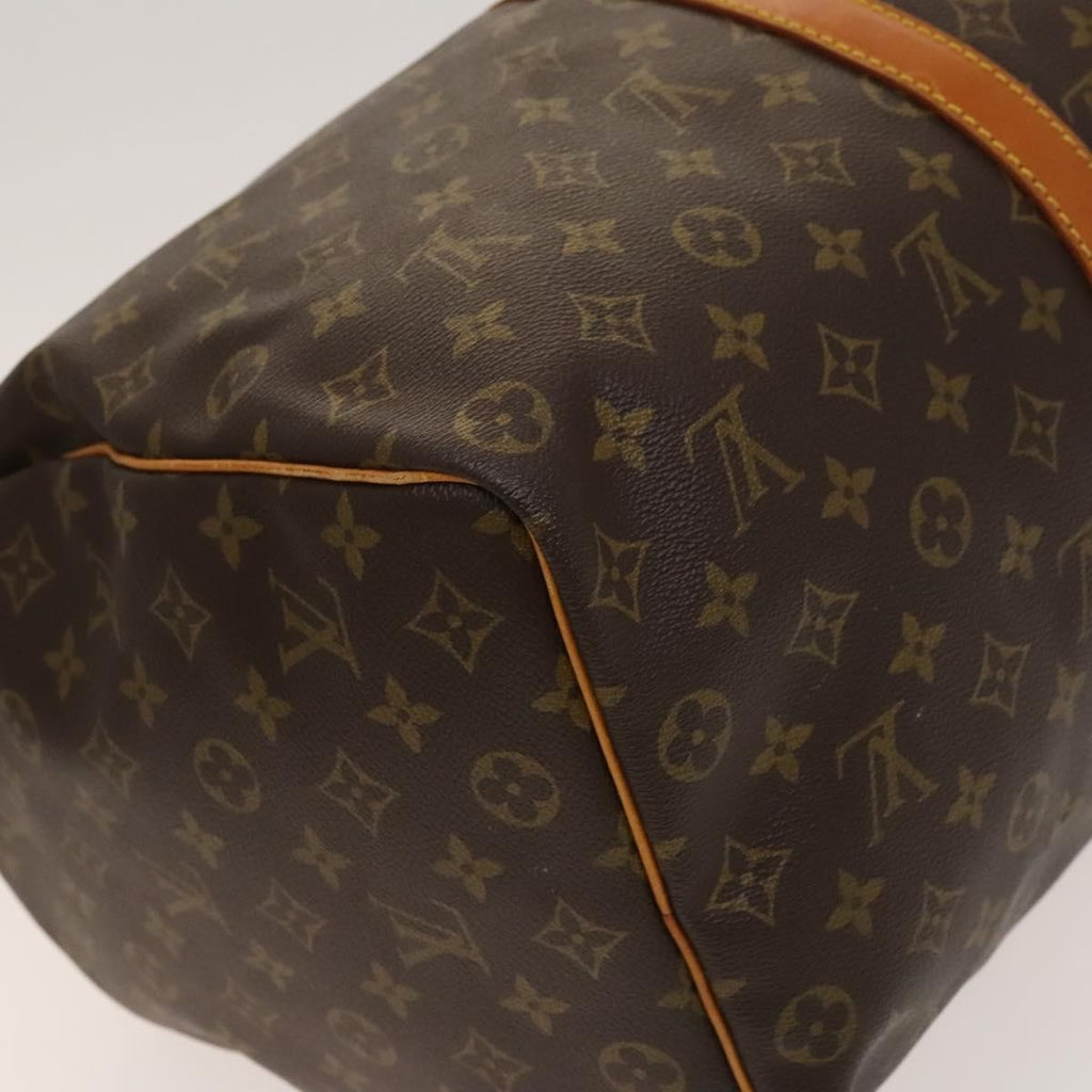 Louis Vuitton Keepall Bag Monogram Canvas Brown Canvas Travel Bag