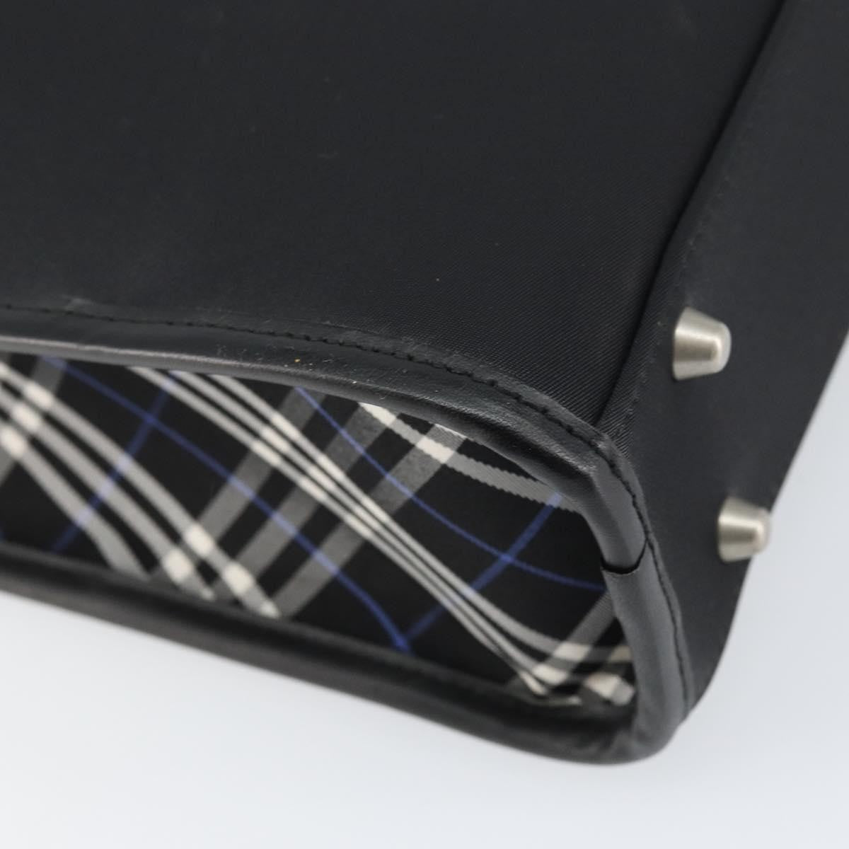 Burberry Black Label Business Bag Nylon Black Nylon Handbag