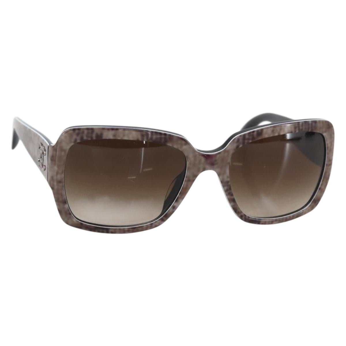 Chanel Logo Cc Sunglasses Plastic Beige Plastic Sunglasse Accessory