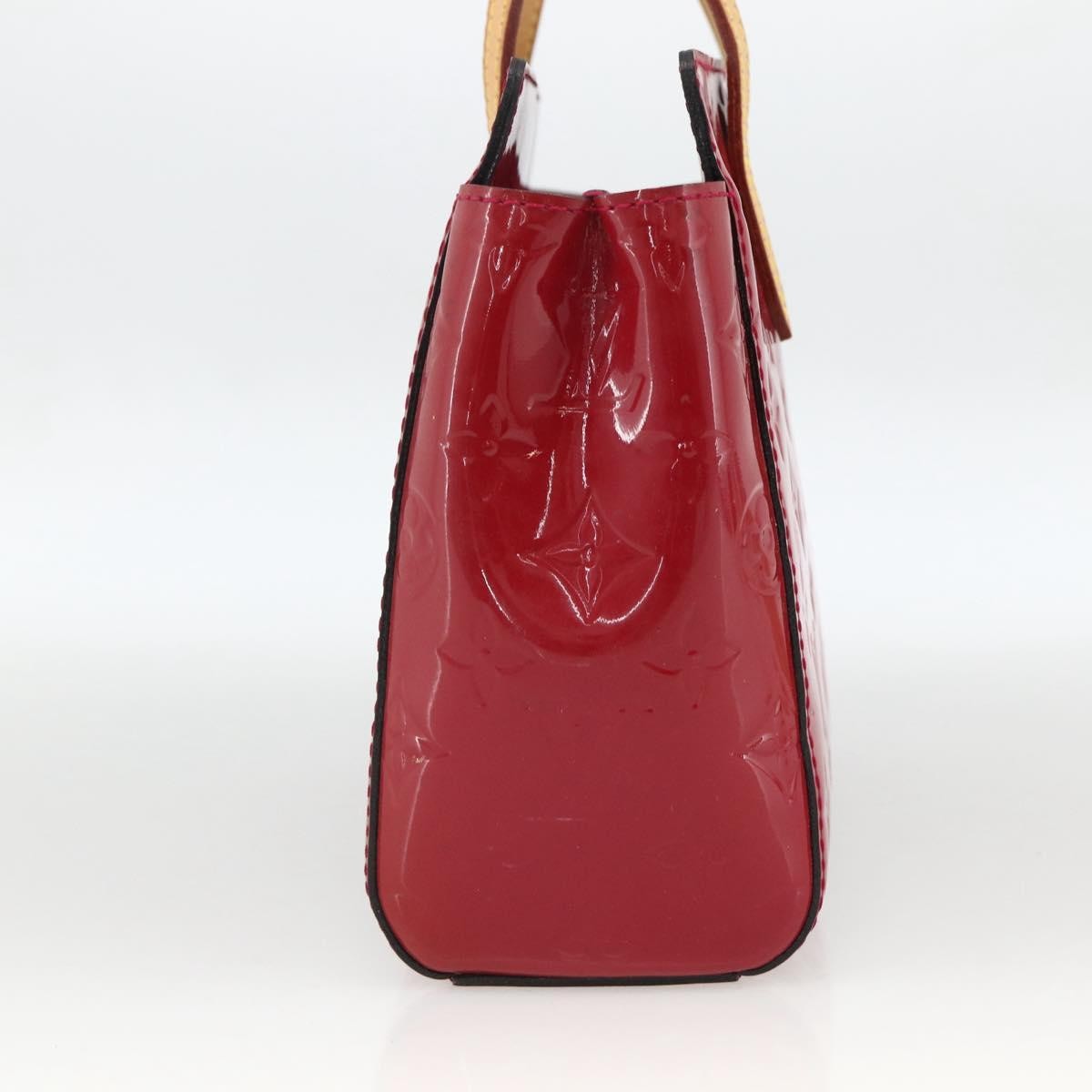 Louis Vuitton Catalina Handbag Monogram Vernis Pink Patent_Leather Tote Bag