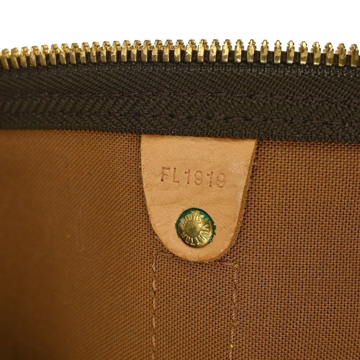 Louis Vuitton Keepall Bandouliere Bag Monogram Canvas Brown Canvas Travel Bag