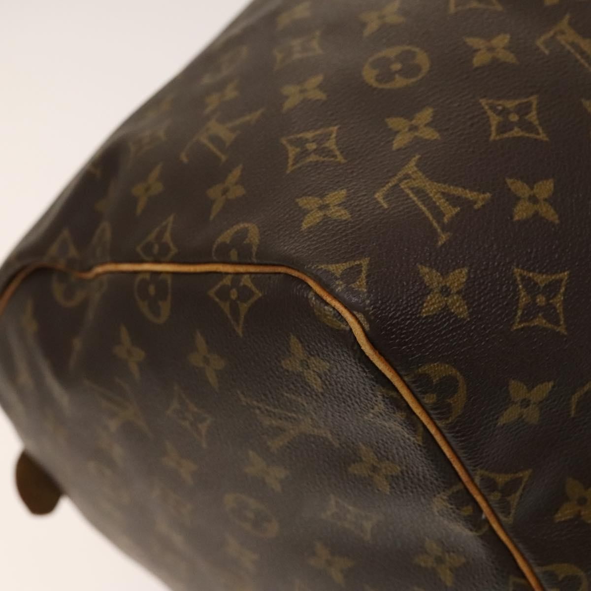 Louis Vuitton Keepall Bag Monogram Canvas Brown Canvas Travel Bag