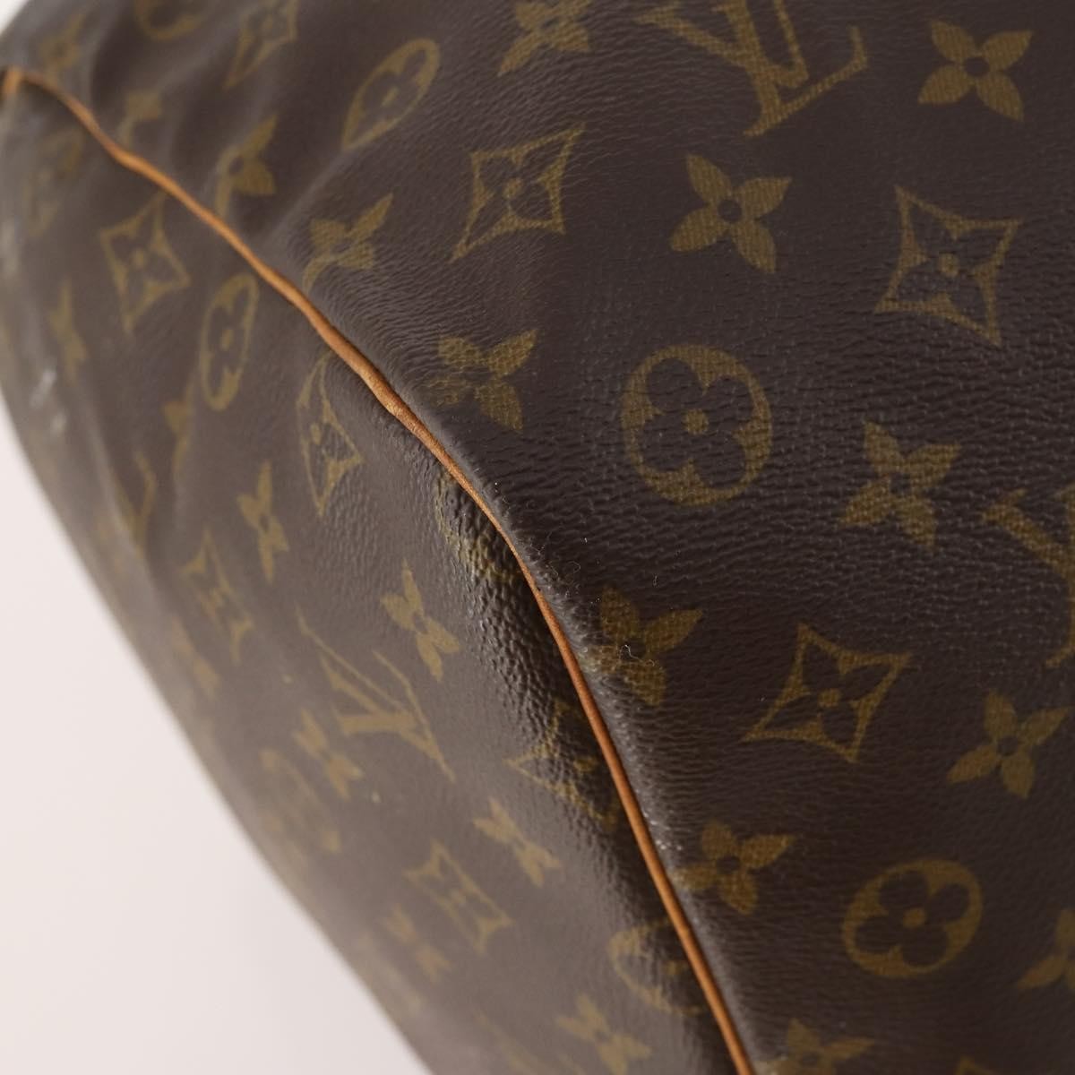 Louis Vuitton Keepall Bag Monogram Canvas Brown Canvas Travel Bag