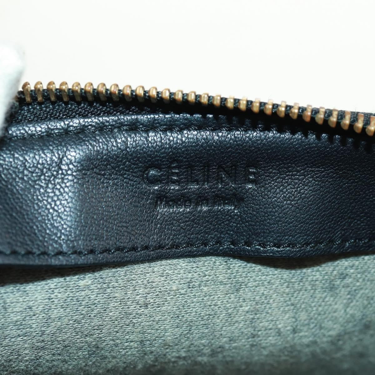 Celine Trio Crossbody Bag Tweed Green Tweed Shoulder Bag Bag