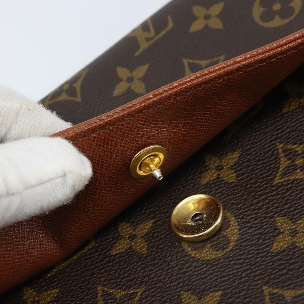 Louis Vuitton Dame Pochette Monogram Canvas Brown Canvas Clutche & Pouche Bag