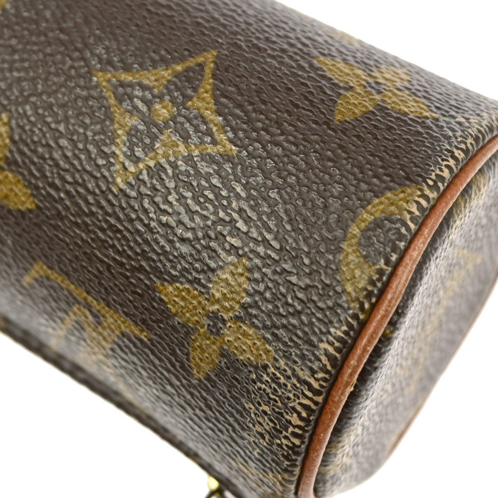 Louis Vuitton Papillon Pochette Monogram Canvas Brown Canvas Clutche & Pouche Bag