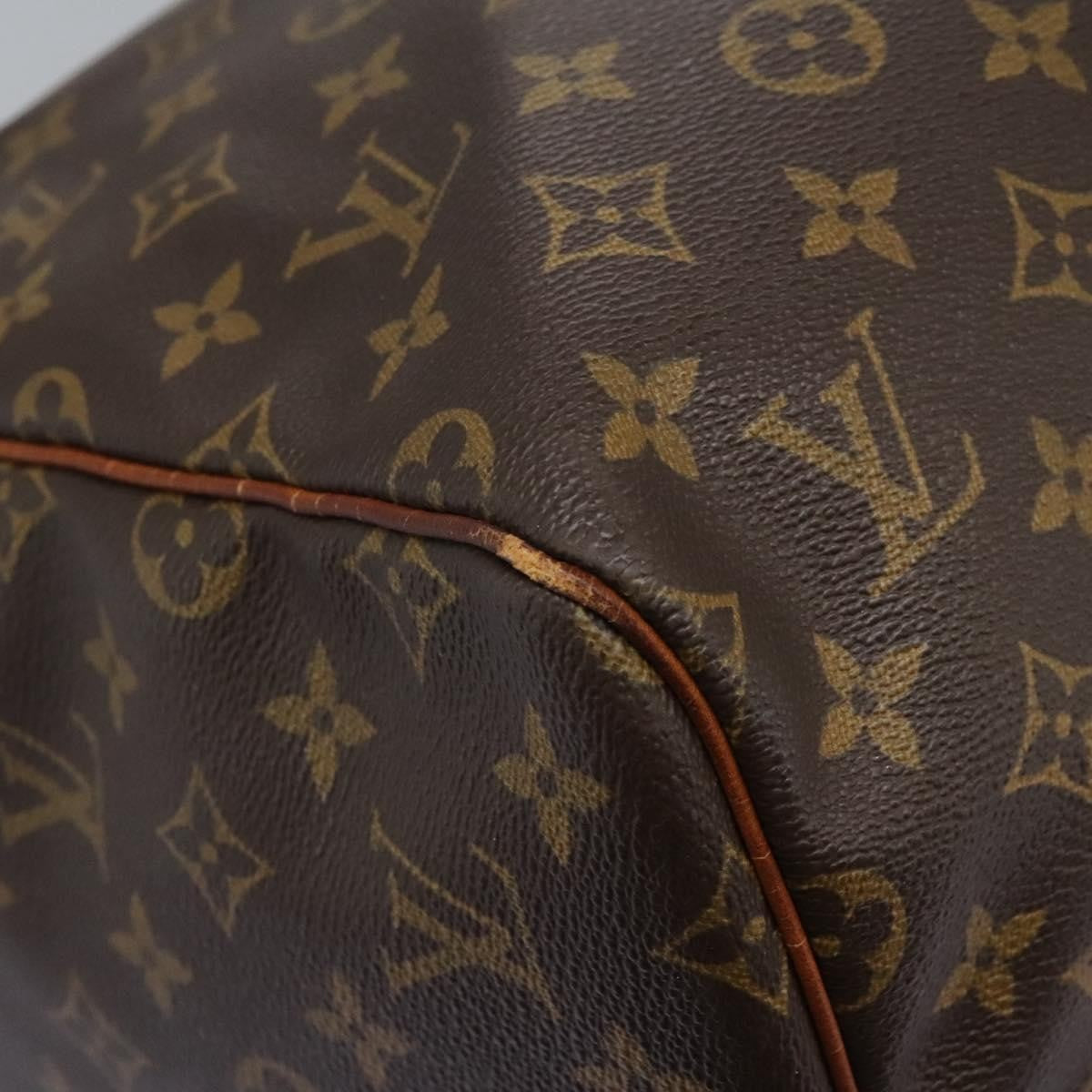 Louis Vuitton Keepall Bag Monogram Canvas Brown Canvas Travel Bag