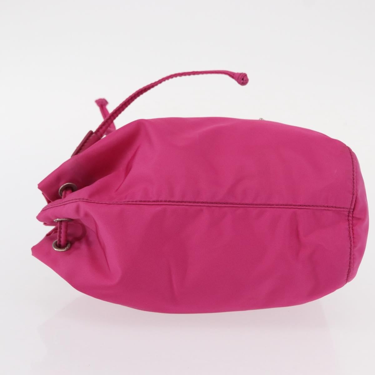Prada Pochette Nylon Pink Nylon Clutche & Pouche Bag
