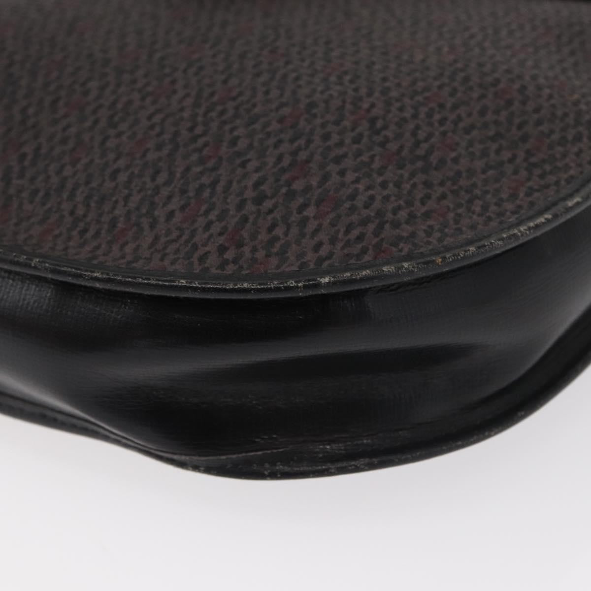 Saint Laurent Vintage Shoulder Bag Canvas Black Canvas Shoulder Bag Bag (Pre-Owned)