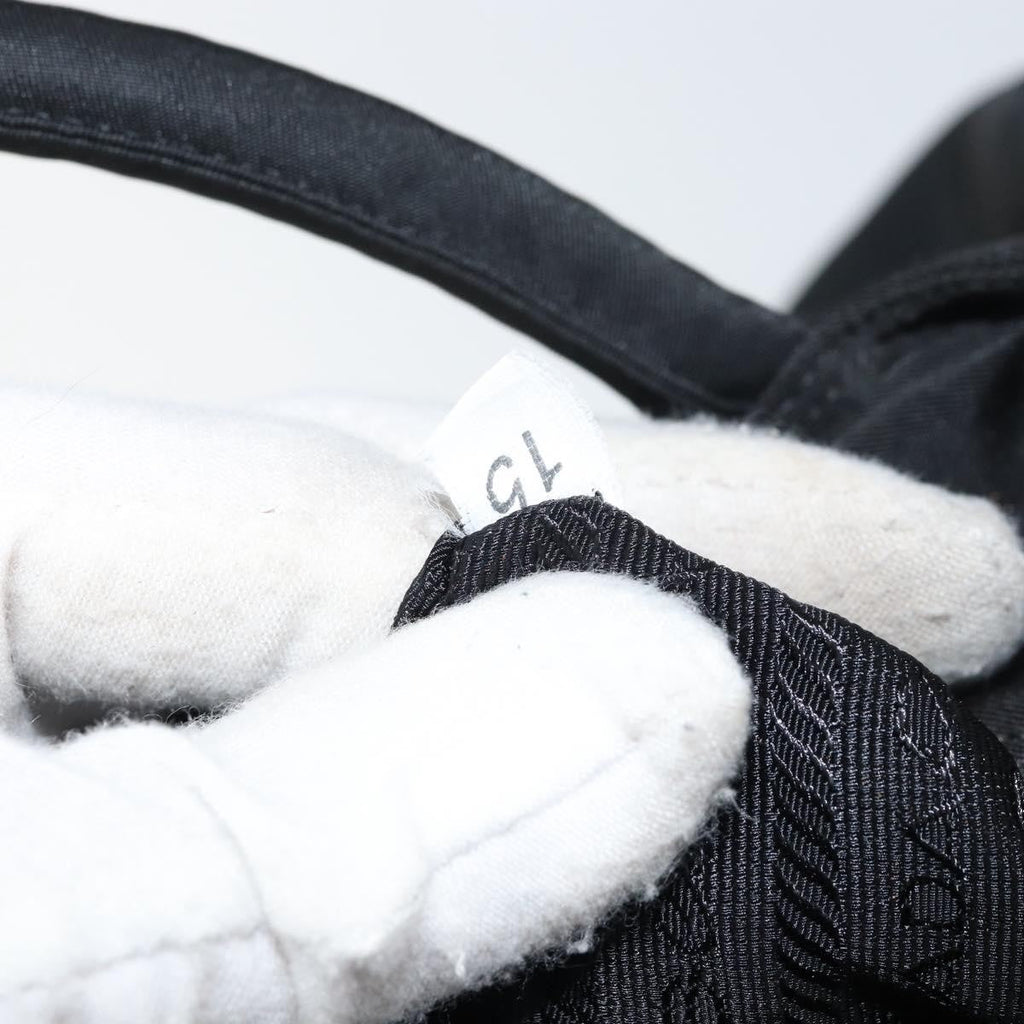 Prada Vintage Zip Tote Tessuto Black Nylon Tote Bag Bag