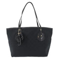 Gucci Jolie Web Tote Gg Canvas Black Canvas Tote Bag Bag (Pre-Owned)
