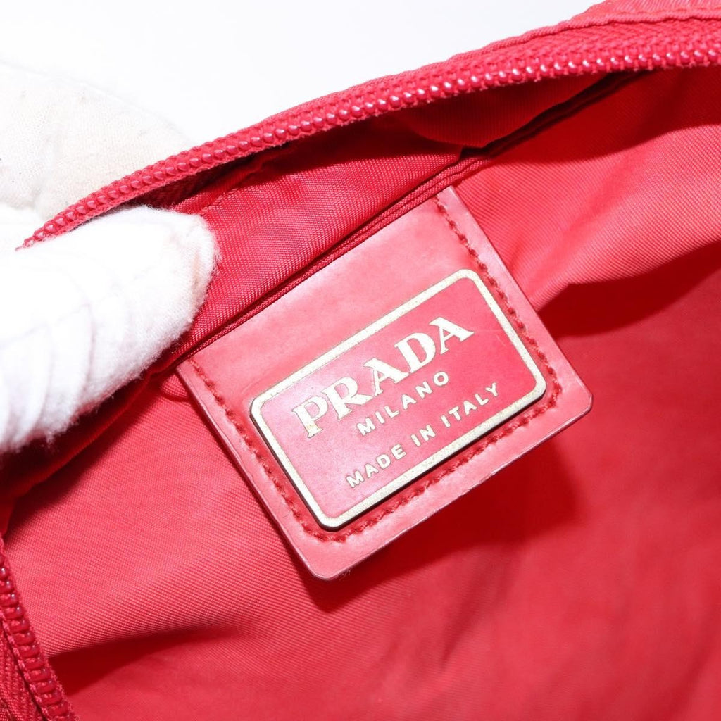 Prada Flat Messenger Bag Tessuto Red Nylon Bag
