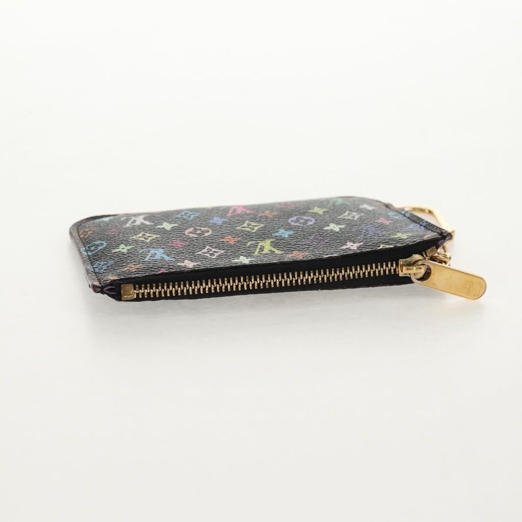 Louis Vuitton Pochette Clés Nm Monogram Multicolor Canvas Black Canvas Wallets Accessory